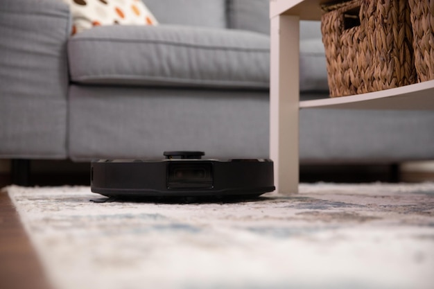 تنظیم جارو رباتیک شیائومی برای فرش